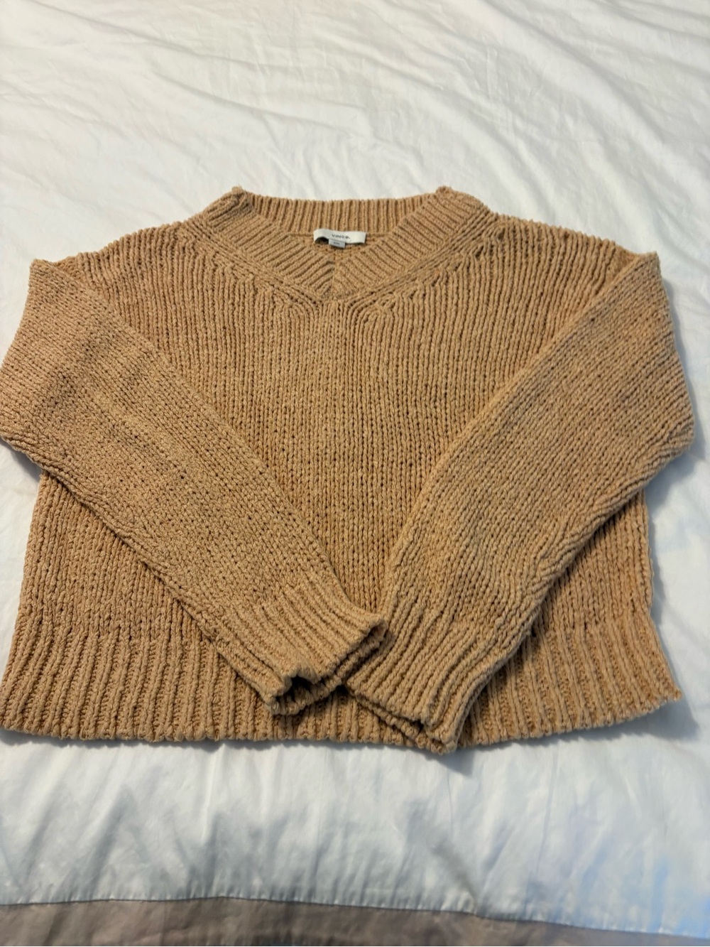 Vince v neck 
 sweater size medium